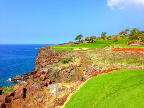 Golf, Lanai, Challenge at Manele Bay, Four Seasons at Manele Bay, Four Seasons, Hawaii, Bill Gates wedding, Bill Gates, 12th hole at Manele Bay