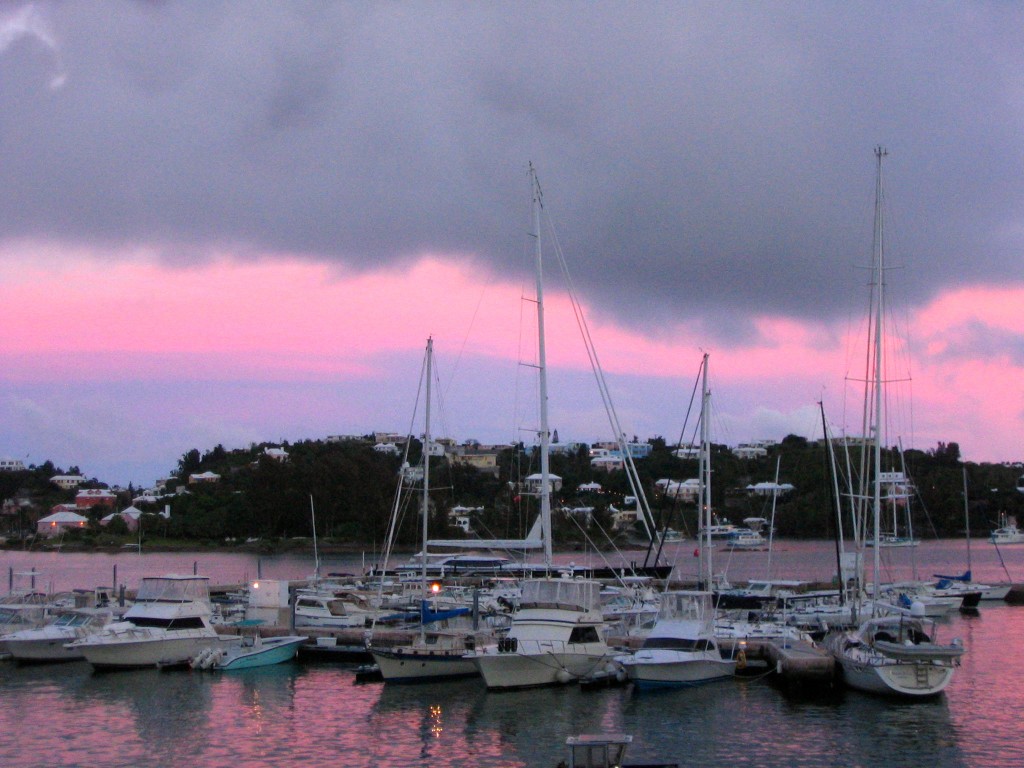 Hamilton, Sunset, Bermuda, beach, island, travel