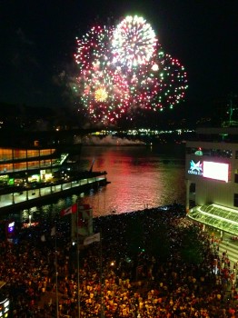 Canada Day fireworks, Vancouver, Canada Day