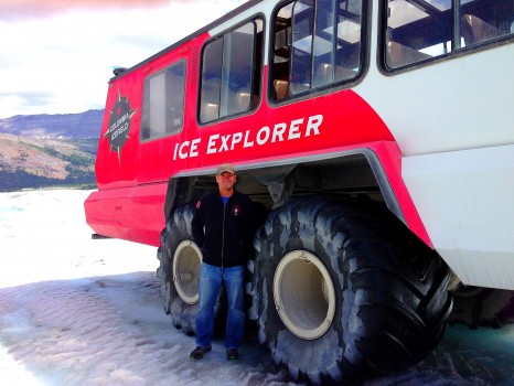 Brewster Ice Explorer, Columbia Icefields, Athabasca Glacier, Icefields Parkway, Banff National Park, Canada, Alberta