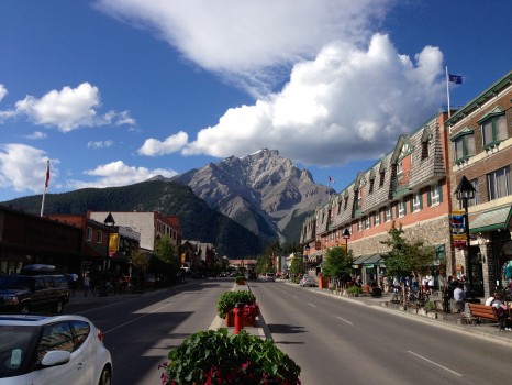 Banff Avenue, Banff, Alberta, Canada