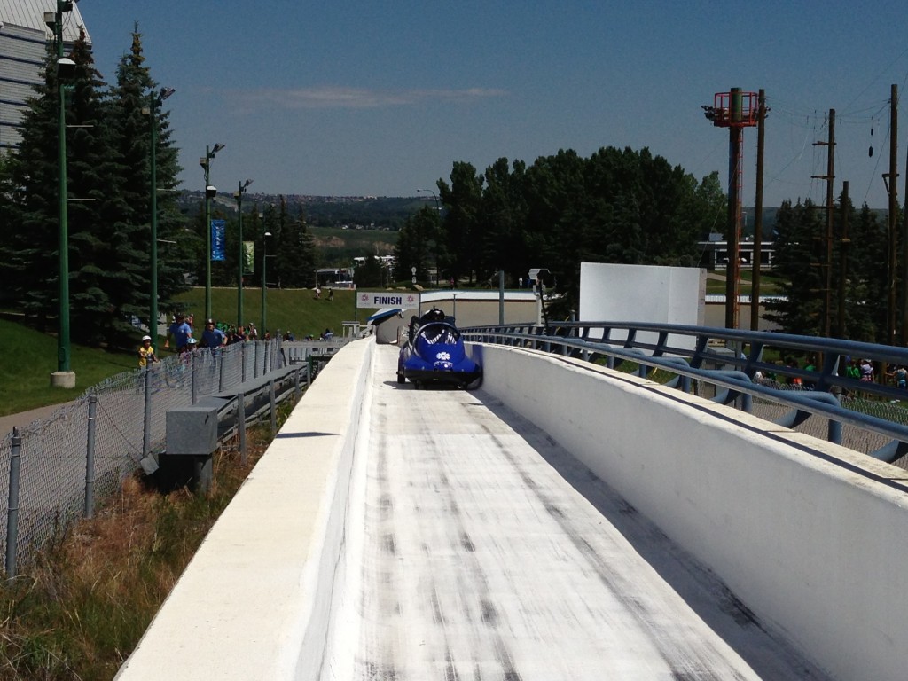 Calgary, bobsled, 1988 Winter Olympics, Canadian Olympic Park