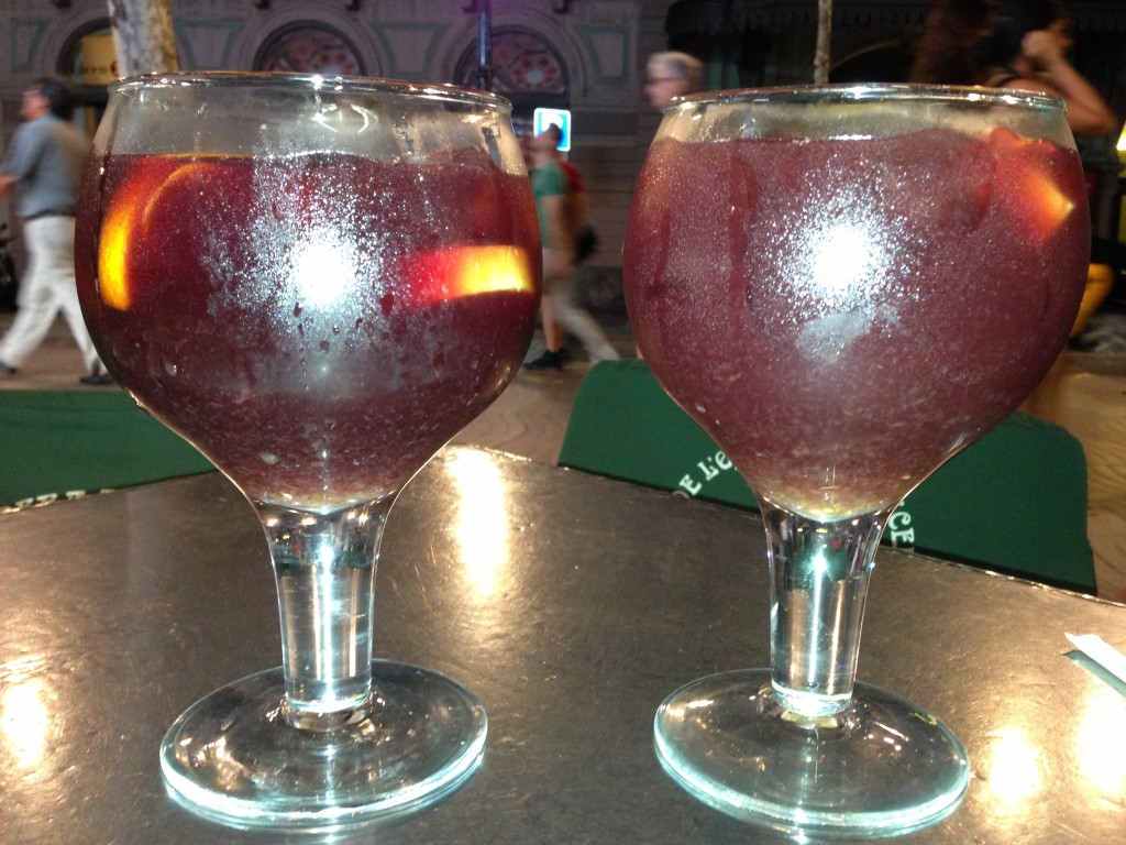 Sangria, Las Ramblas, Barcelona, Spain