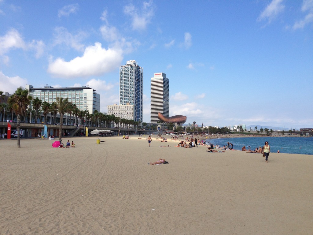 Barcelona, Beach, Spain, Mediterranean Sea