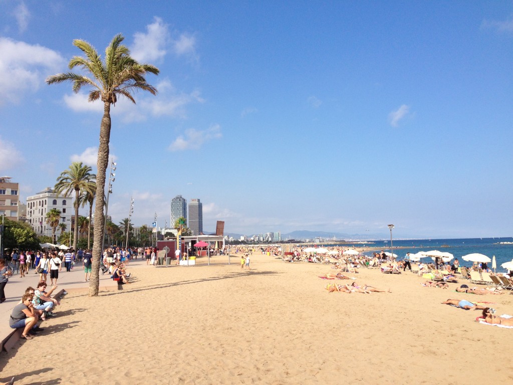 Barcelona, Beach, Spain, Mediterranean Sea