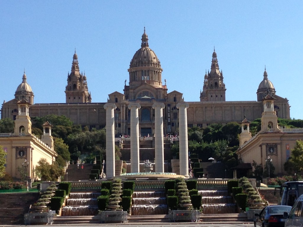 Barcelona, Spain, Plaza Espana, Barcelona Museum of Art