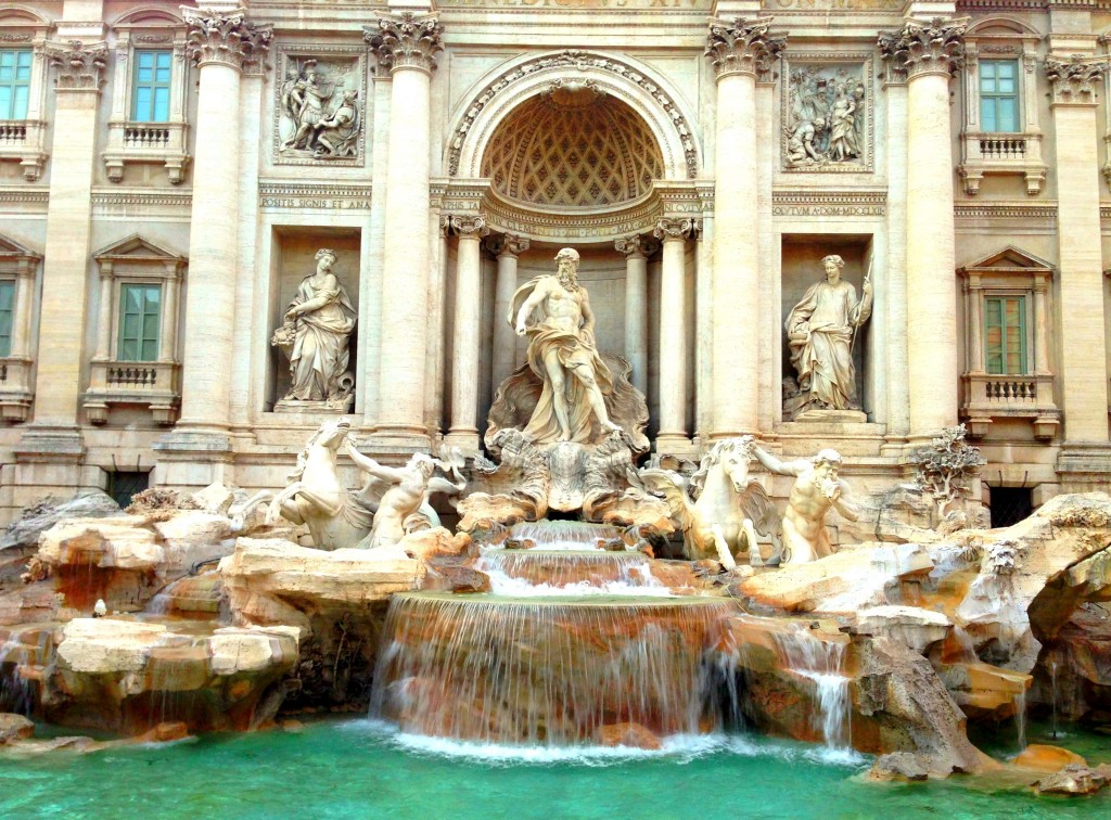 Rome, Italy, Fontana de Trevi, Trevi Fountain