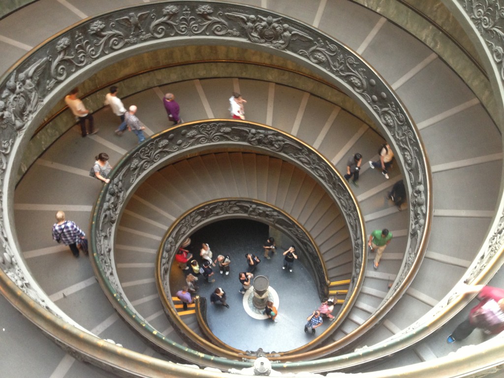 Vatican Museums, Sistine Chapel, Michelangelo, stairs