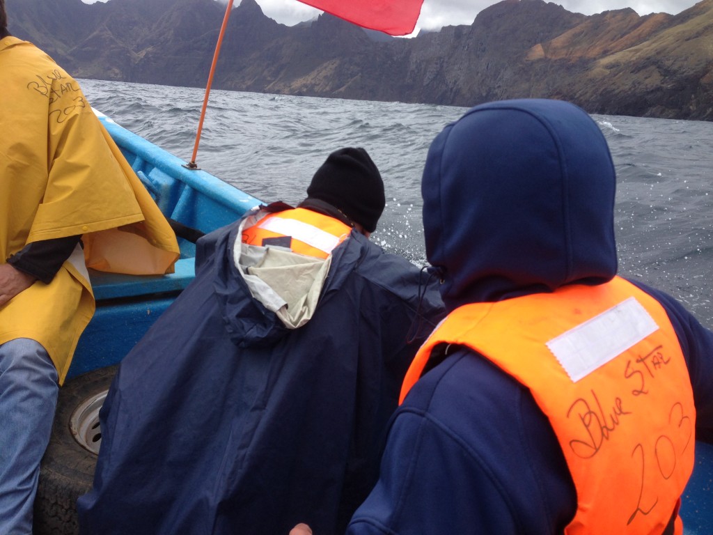 Robinson Crusoe Island, Chile, puking