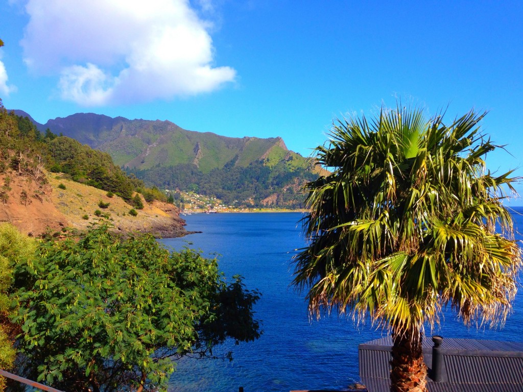 Robinson Crusoe Island, Chile, Crusoe Island Lodge, view