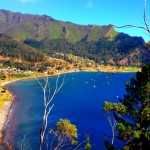 Robinson Crusoe Island, Chile, San Juan Bautista, view