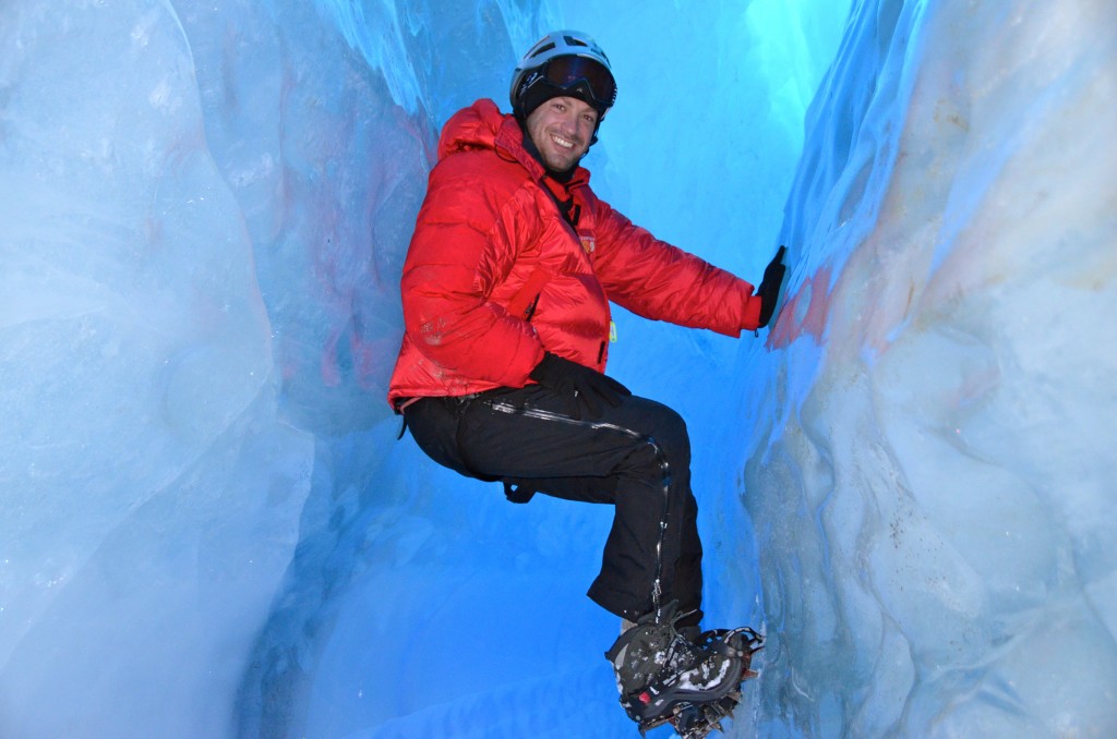 ice caving, Lee Abbamonte, Antarctica