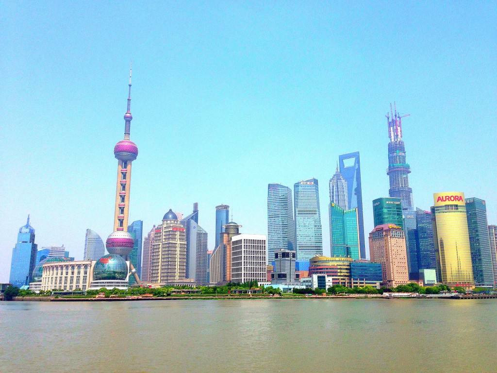 Shanghai skyline, China