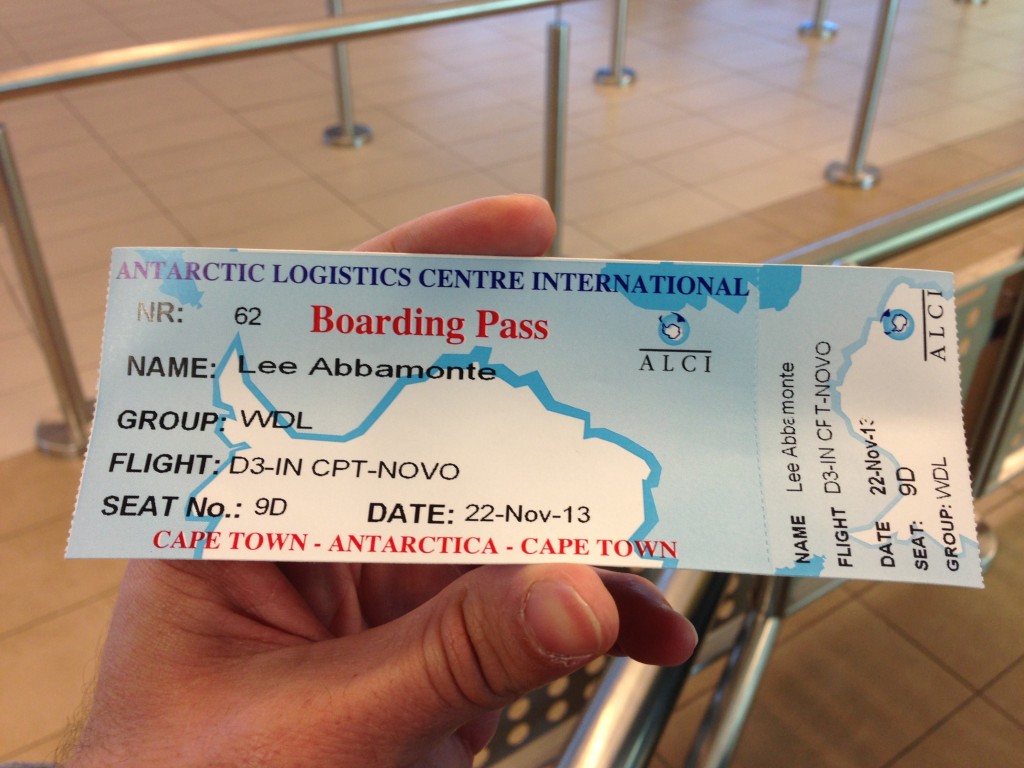 Antarctica boarding pass, Ilyushin-76, Ilyushin, Antarctica