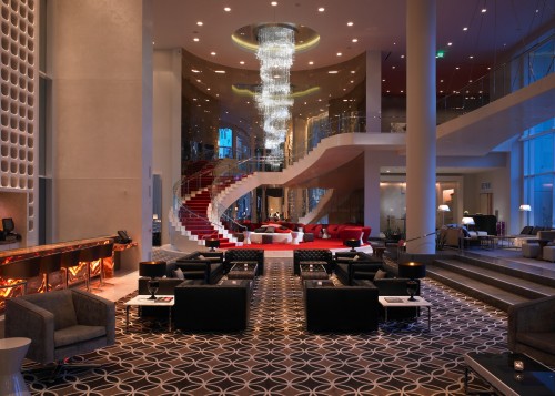 W Hollywood lobby, W Hollywood Hotel, SPG