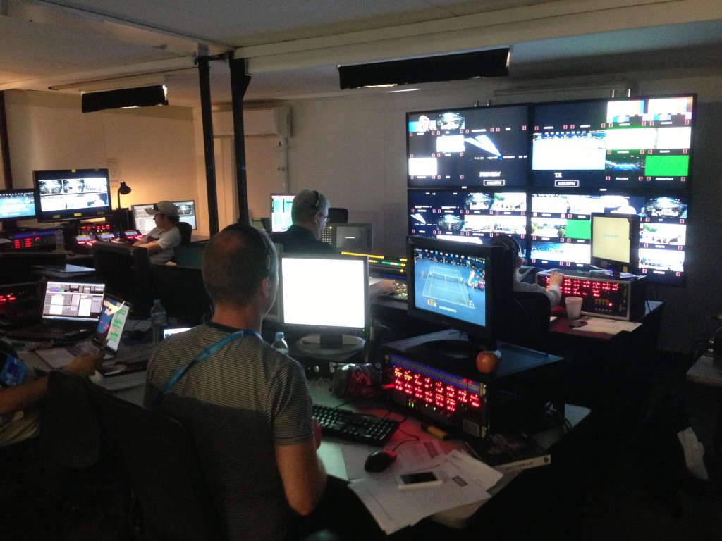 Australian Open, Melbourne, Australia, broadcast center