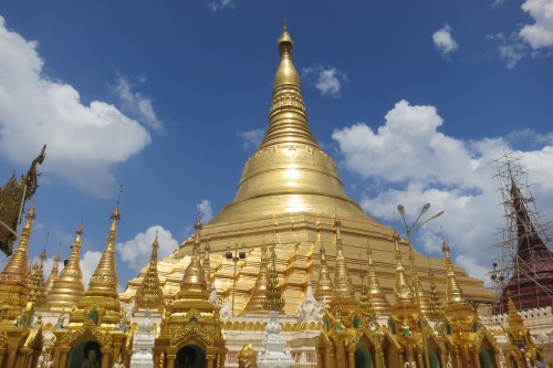 schwedagon pagoda, yangon, myanmar