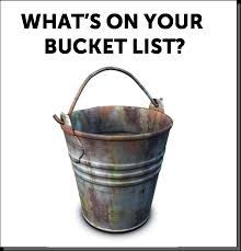 what's on your bucket list