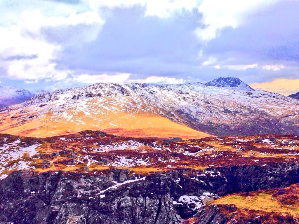 view, Via Ferrata, Cumbria, Keswick, England, Lake District, UK