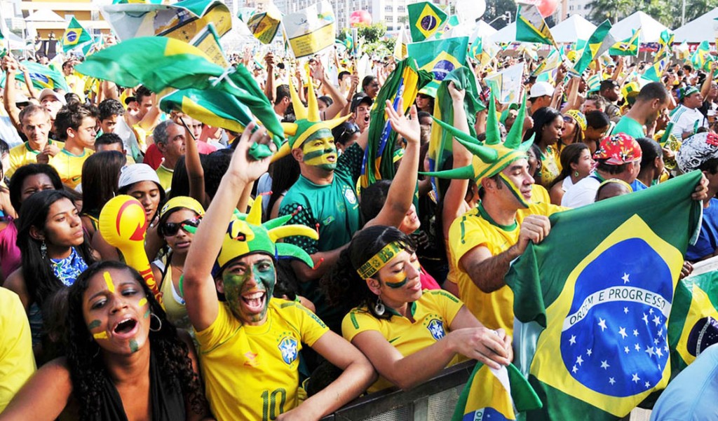 Brazil world cup fans