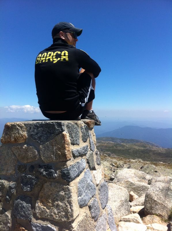 Lee Abbamonte, summit, Mount Kosciuszko, Australia