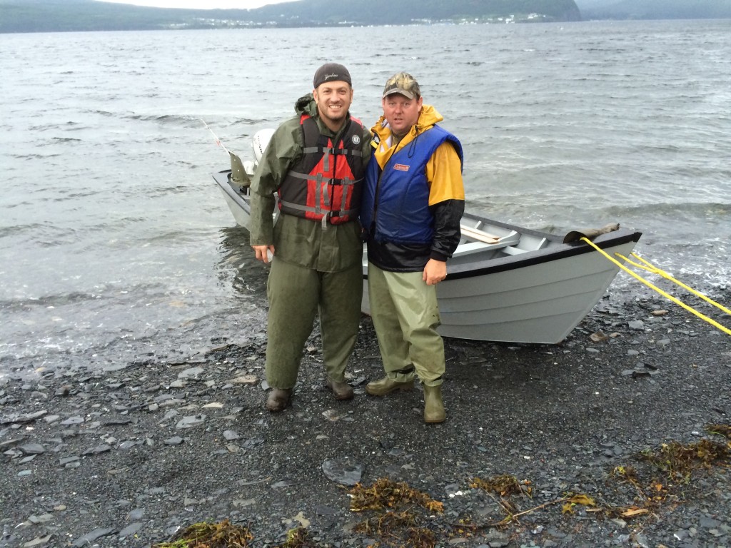 Dory fishing, western newfoundland, Canada