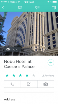 Gogobot, Nobu Hotel