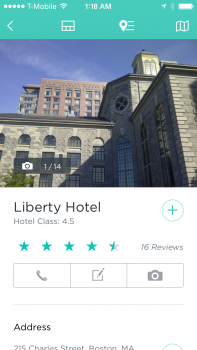 Gogobot, Liberty Hotel, Boston