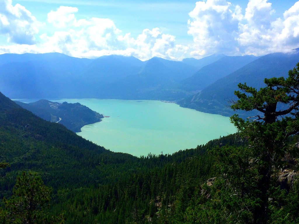 view atop squamish