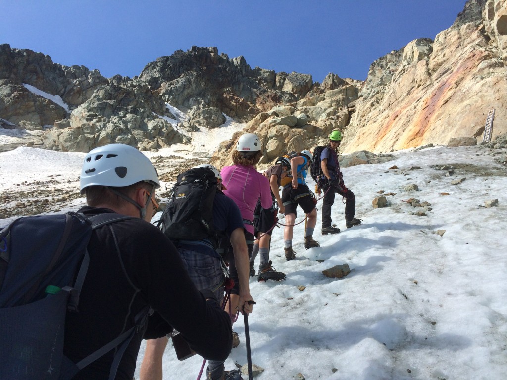 group on Via Ferrata Whistler