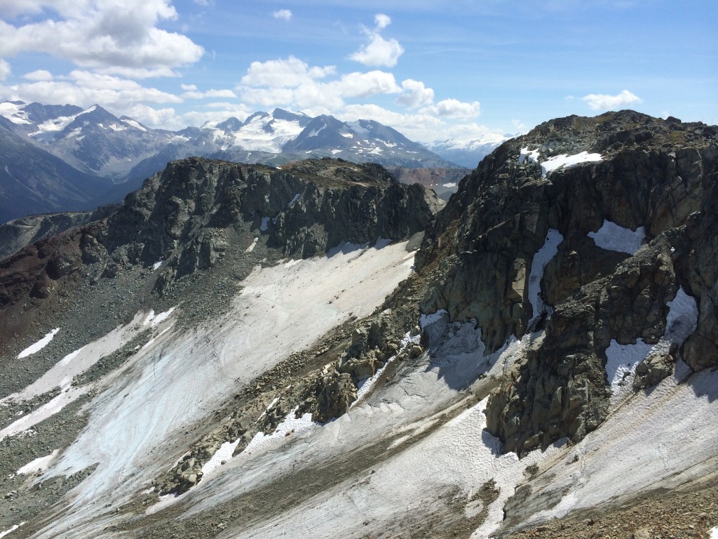 view from Via Ferrata Whistler
