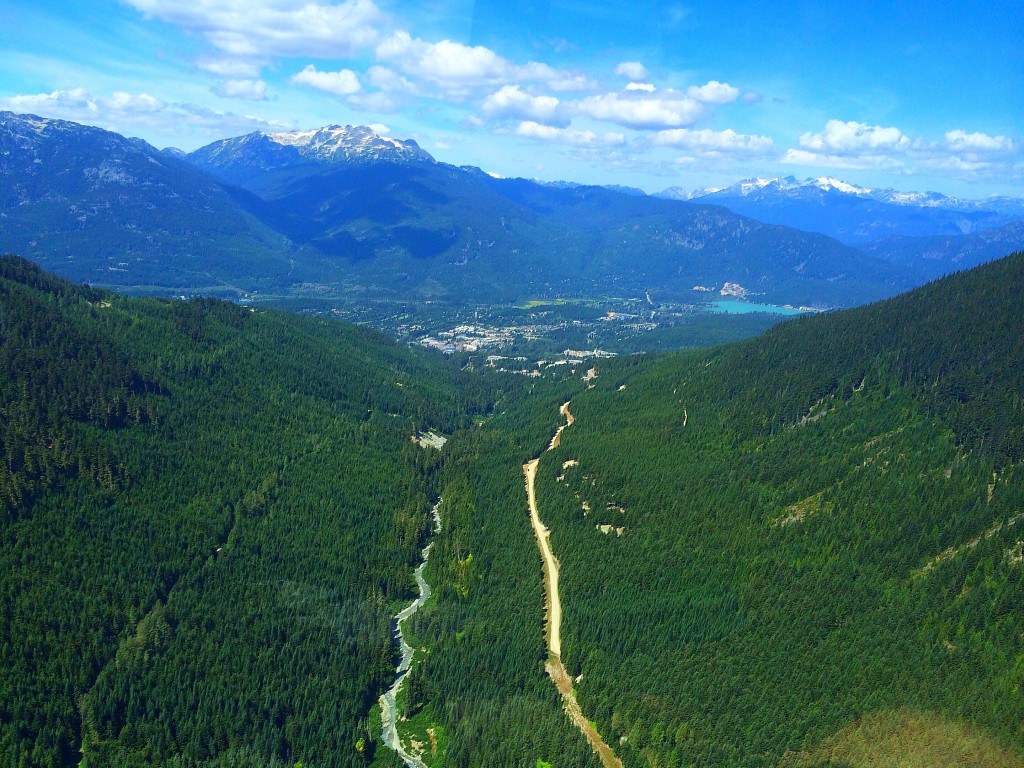 View from Whistler Blackcomb Gondola