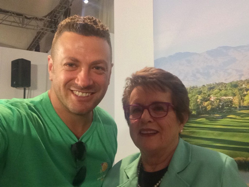 Lee Abbamonte, Billie Jean King, US Open, SPG