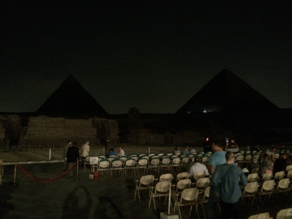 Light and sound show, Cairo, Egypt