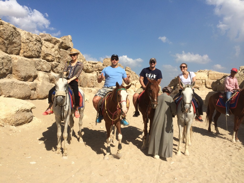 Horseback tour, Pyramids, Cairo, Egypt, Africa
