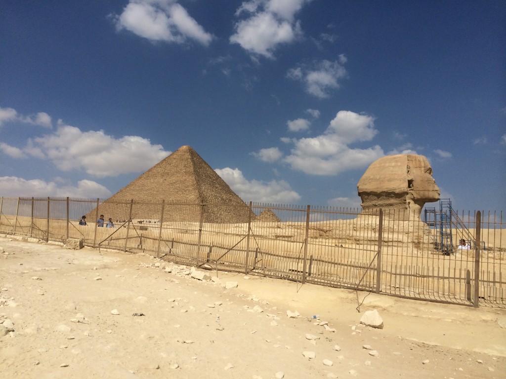 Sphinx, Pyramids, Cairo, Egypt, Africa