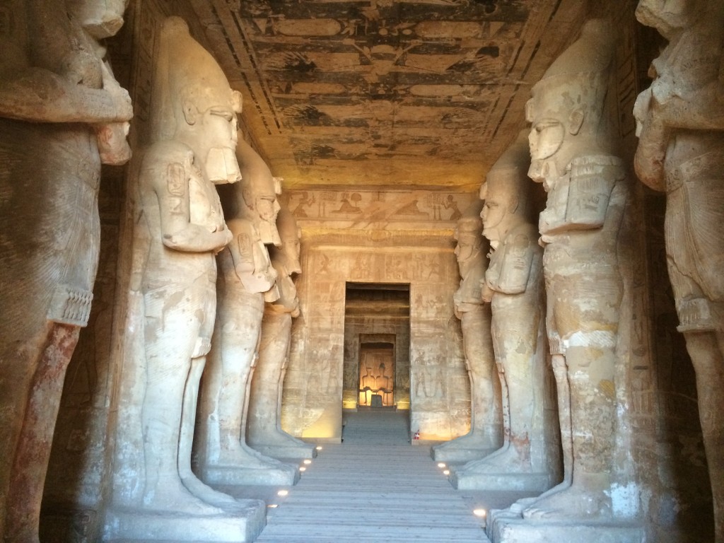 Inside Abu Simbel temple, Egypt, Africa