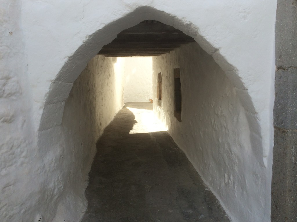 Chora, street, Patmos, UNESCO