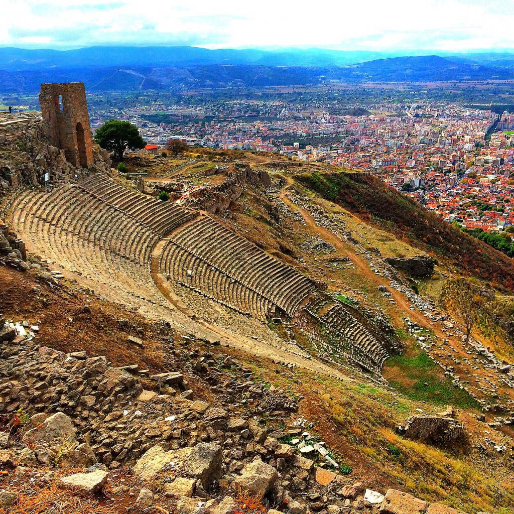 Hellenistic Amphitheater, Pergamon, Pergamum, Turkey