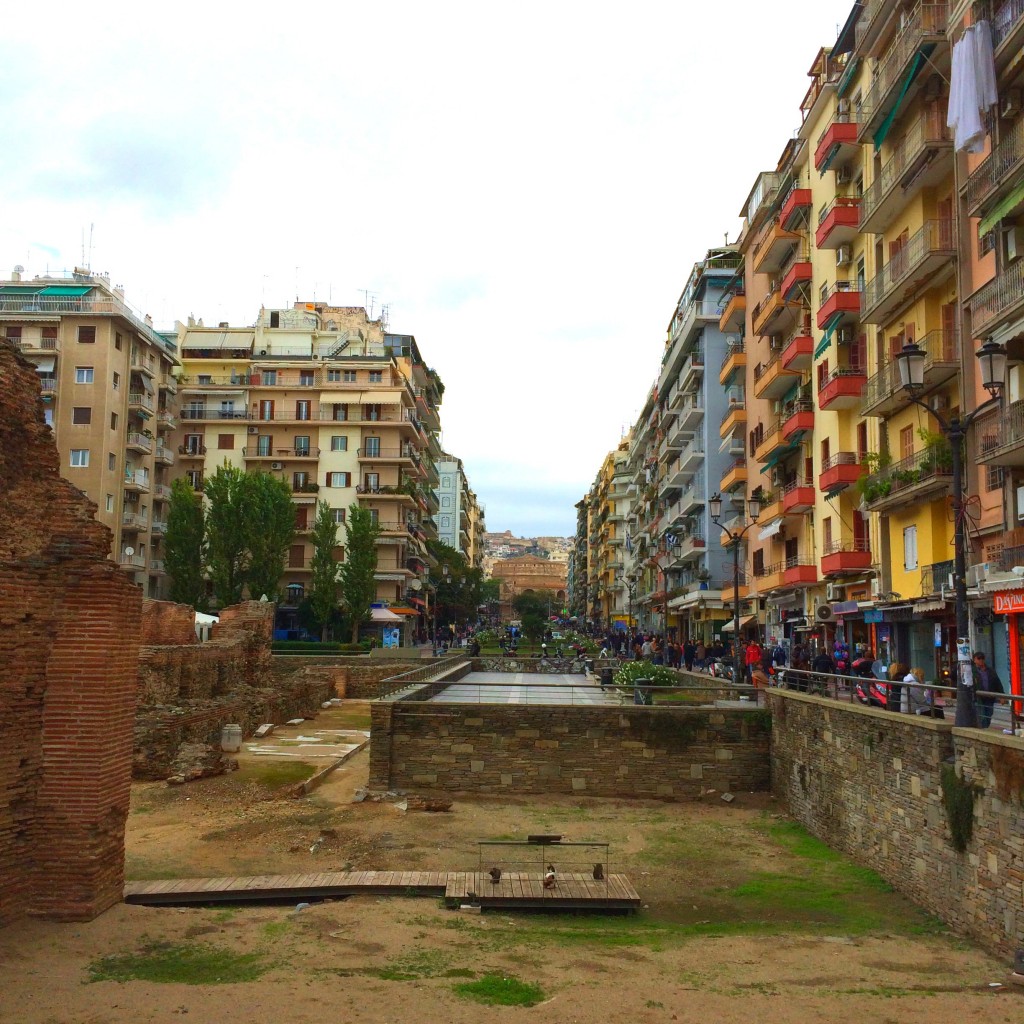 Thessaloniki, Greece, main street