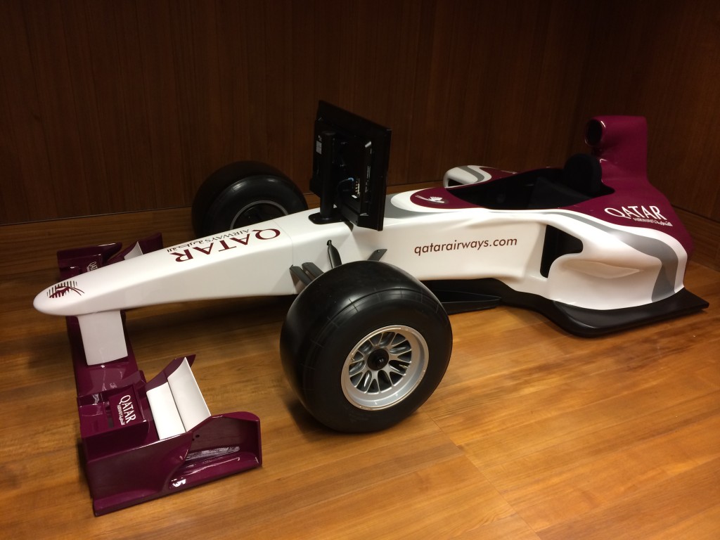 Qatar Airways, race car