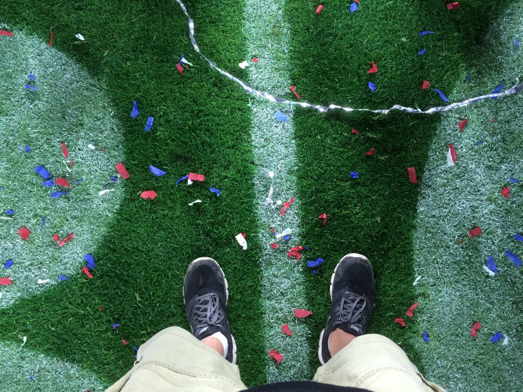 Me standing on field