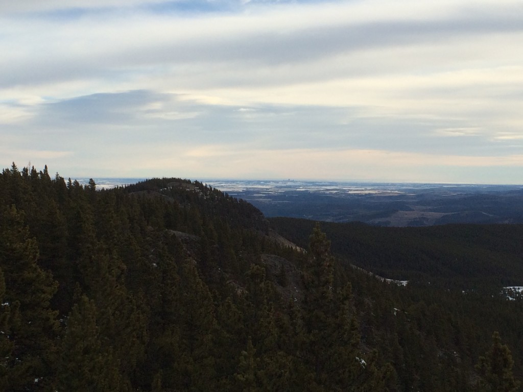 Rockies Heli, helicopter, heli snowshoeing, Alberta, Canada, View of Calgary