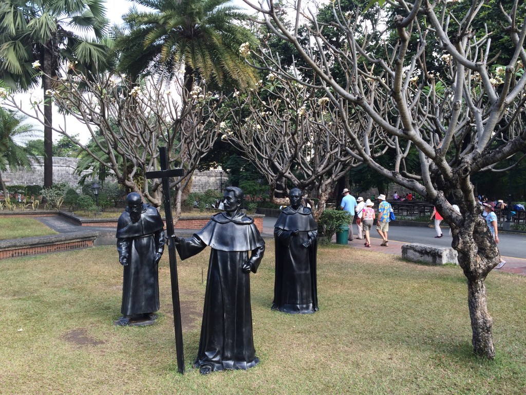 Fort Santiago, Manila, Philippines, statues