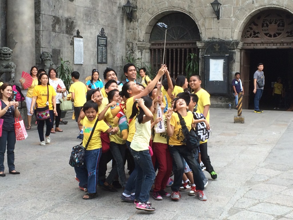 Selfie, Filipino kids, Manila, Philippines