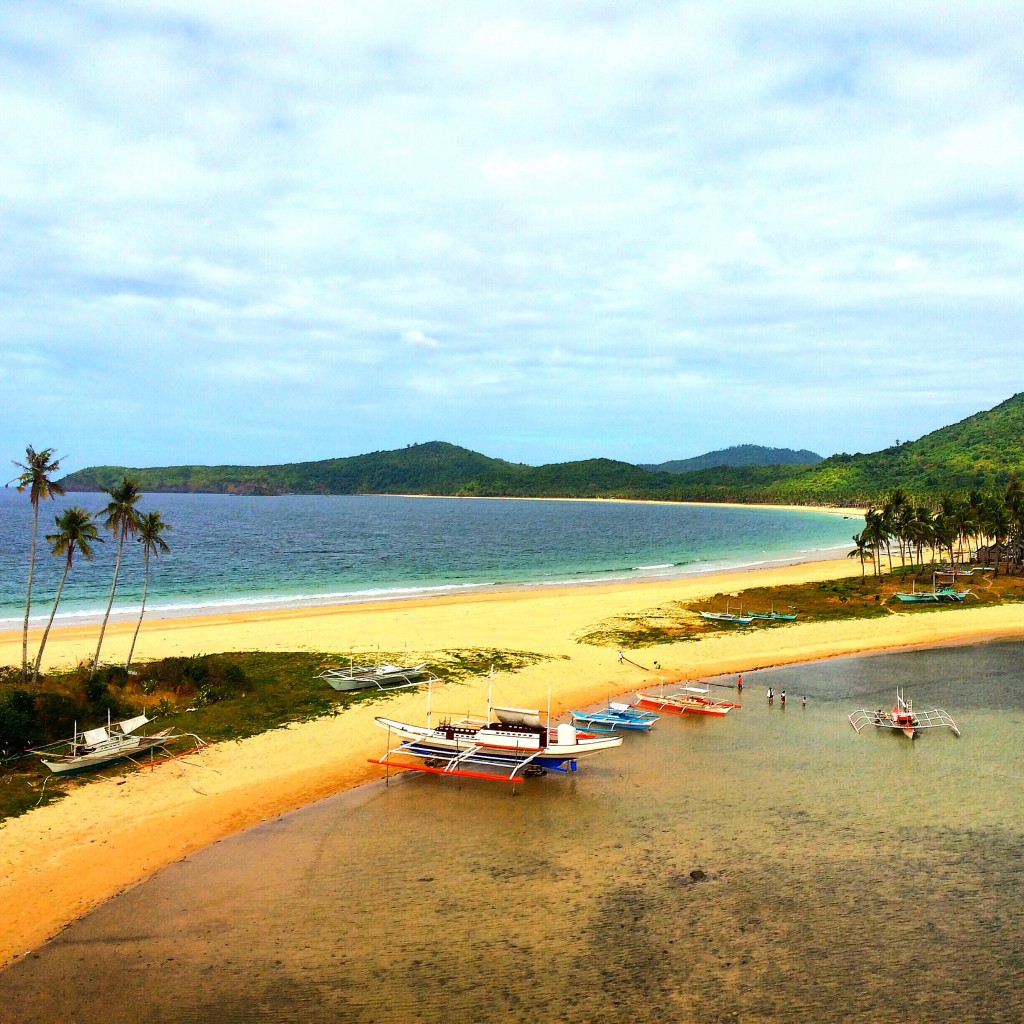 Twin Beaches, Nacpan Beach, El Nido, Philippines