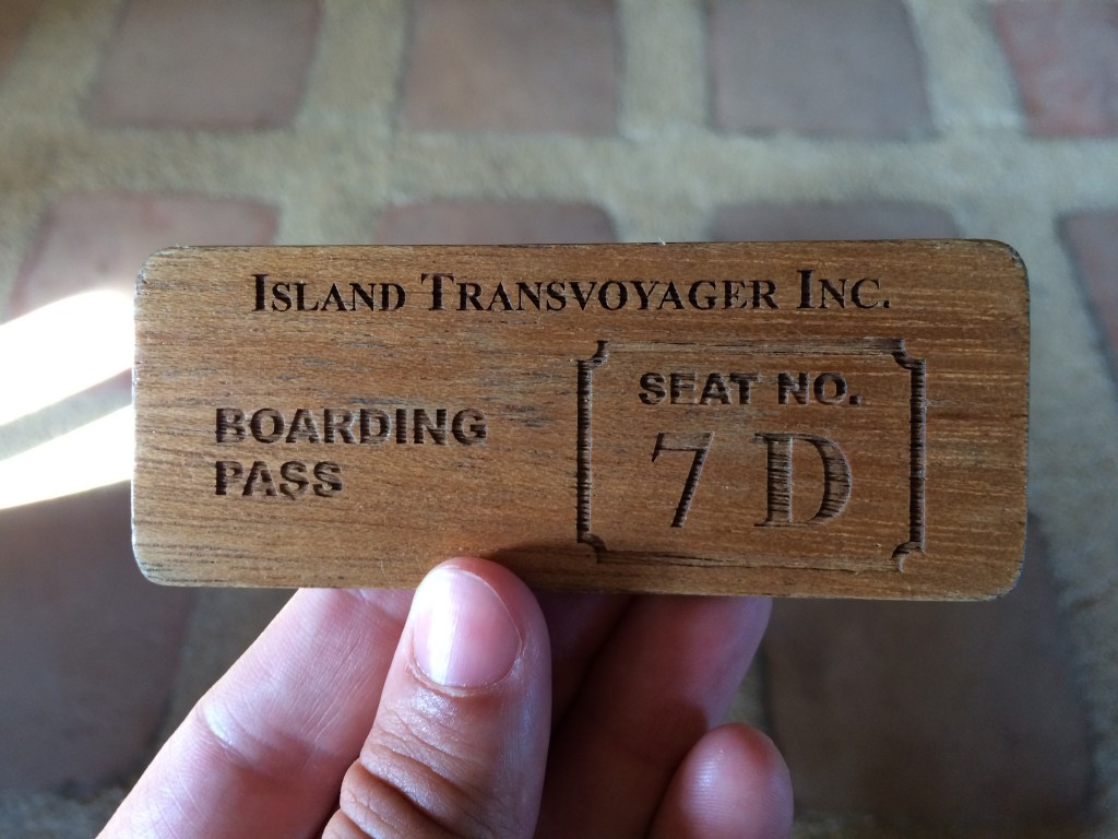 El Nido, Philippines, Island Transvoyager Inc, ITI Boarding Pass
