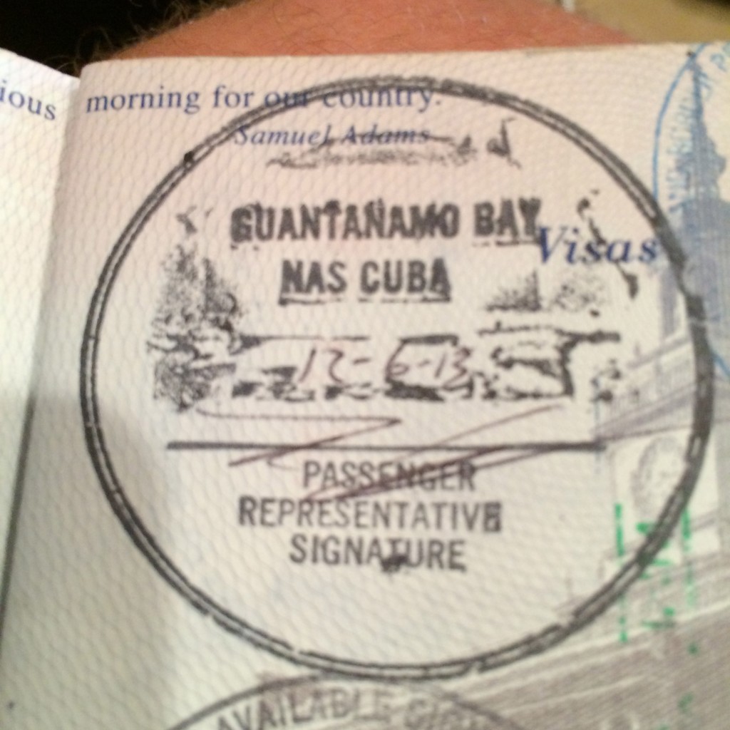 Guantanamo Bay, Cuba, Passport Stamp
