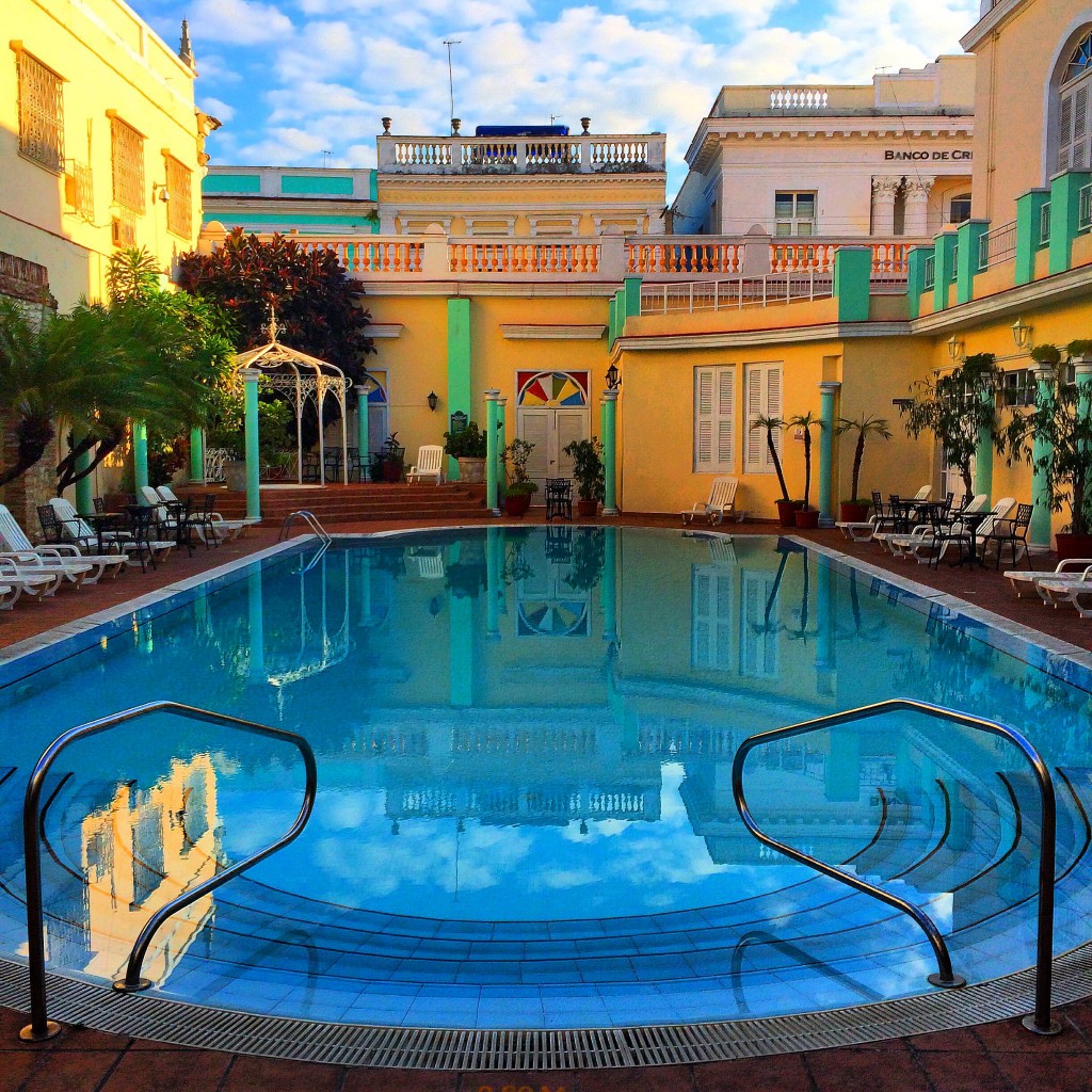Hotel La Union, Cienfuegos, Cuba, pool