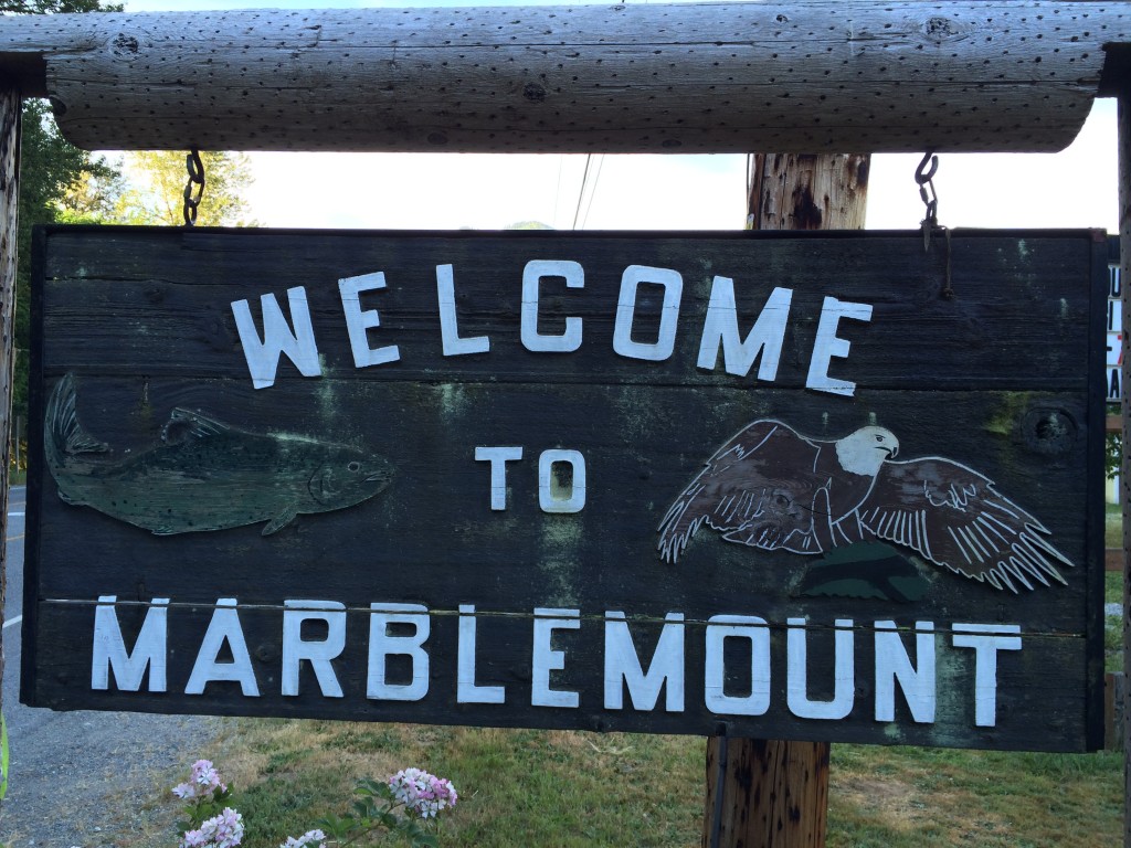 Welcome to Marblemount, Washington State
